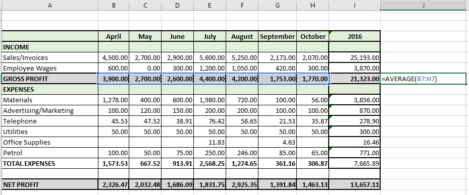 excel formulas