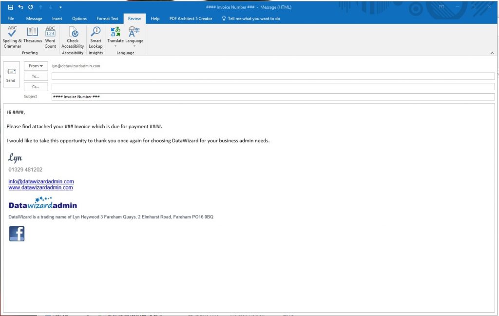 Email Form Outlook